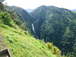 Highest waterfall in San Agustin (400 meter)